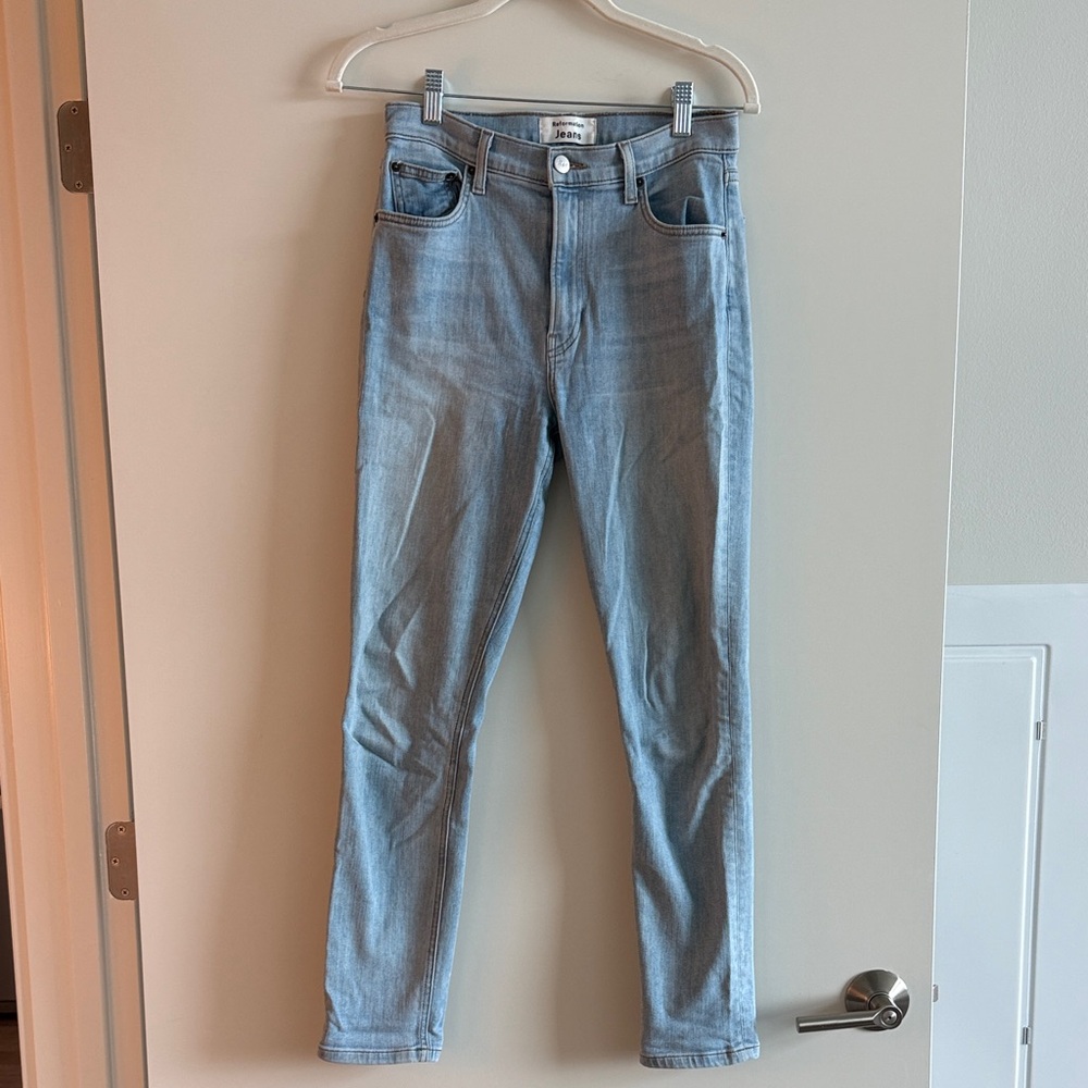 Reformation Classic Light Blue Skinny Jeans